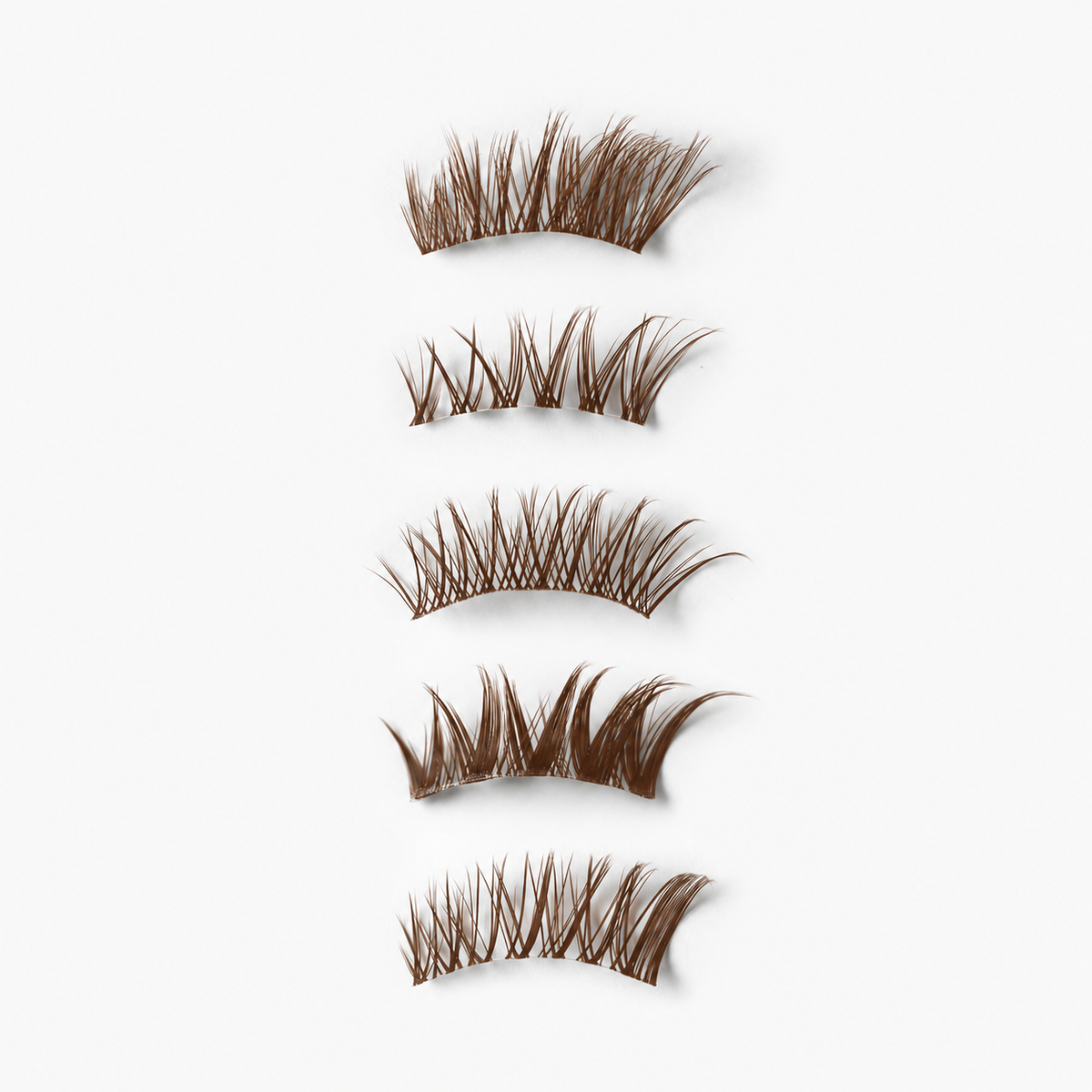 brown half strip lashes for makeup artists