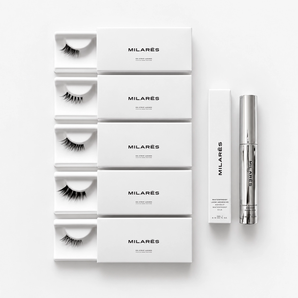 ¾ Strip Lashes Mixed Pro Bundle